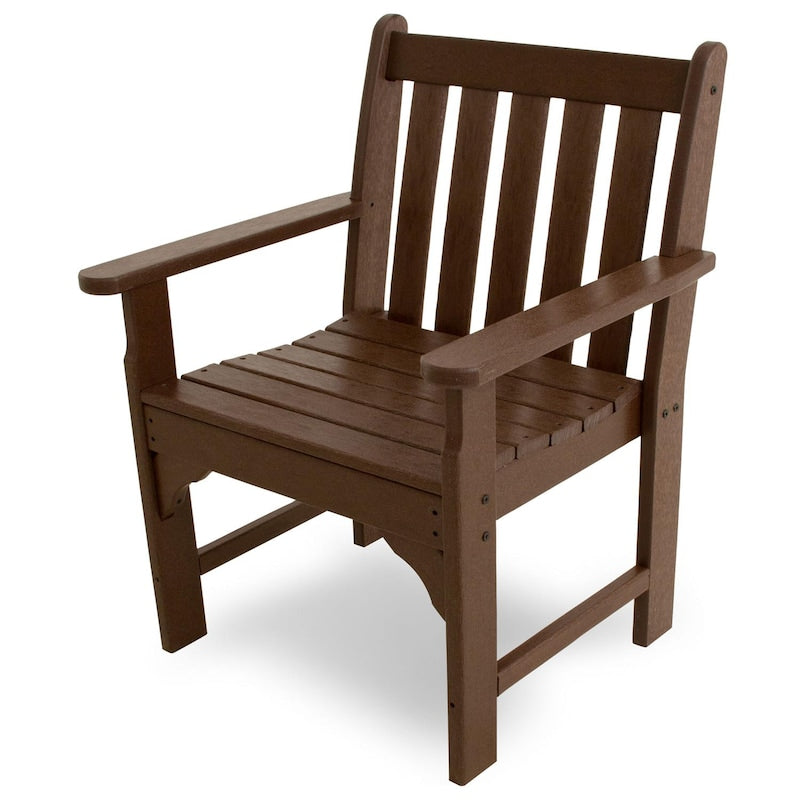 POLYWOOD Vineyard Garden Arm Chair - Mahogany