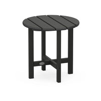 Thumbnail for POLYWOOD 18-Inch Round Side Table - Black