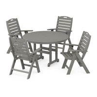 Thumbnail for POLYWOOD Nautical 5-Piece Dining Set in Slate Grey