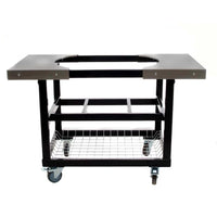 Thumbnail for Primo Steel Cart With Stainless Steel Side Tables For Oval XL / Oval Large - PG00370