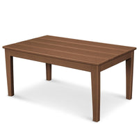 Thumbnail for POLYWOOD Newport 22 X 36 Inch Coffee Table - Teak