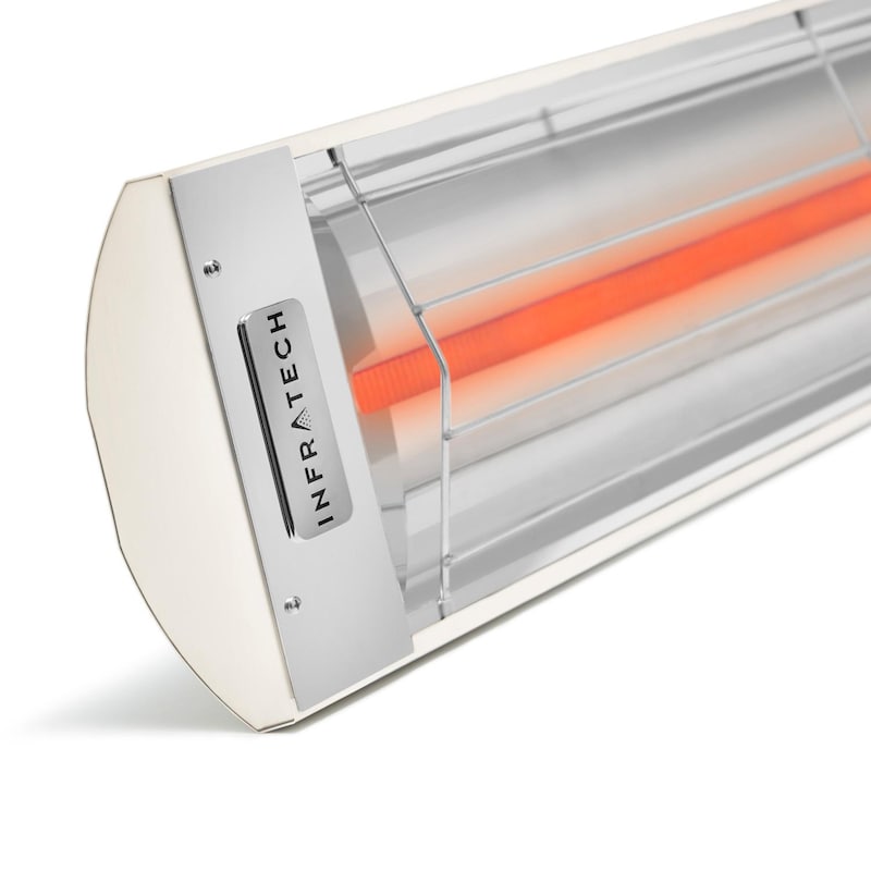 Infratech C-Series 39-Inch 2000W Single Element Electric Infrared Patio Heater - 240V - Biscuit  - C2024BI