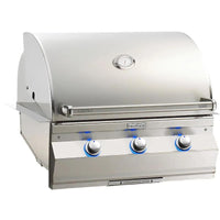 Thumbnail for Fire Magic Aurora A660I 30-Inch Built-In Natural Gas Grill With One Infrared Burner And Analog Thermometer - A660I-7LAN