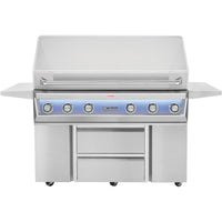 Thumbnail for Twin Eagles Eagle One 54-Inch 4-Burner Natural Gas Grill with Sear Zone & Two Infrared Rotisserie Burners On Deluxe Cart - TE1BQ54RS-N