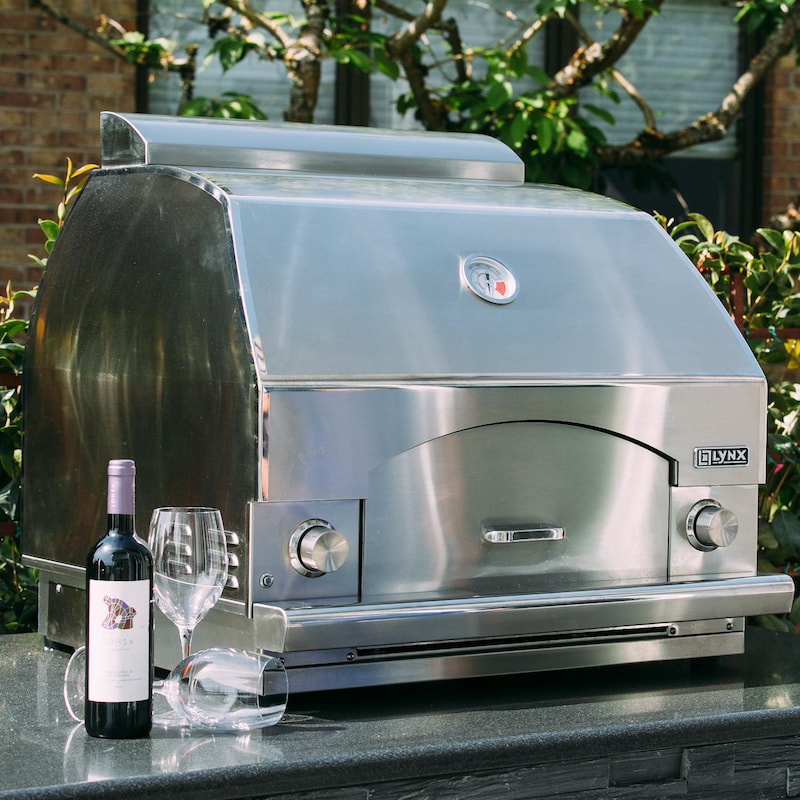 Lynx Professional Napoli 30-Inch Built-In / Counter Top Natural Gas Outdoor Pizza Oven - LPZA-NG