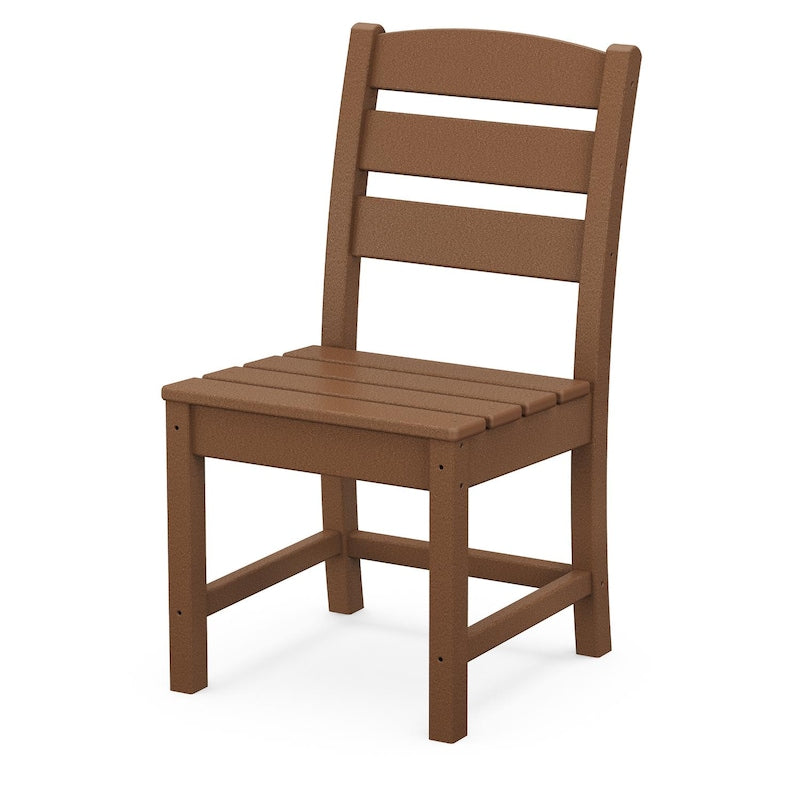 POLYWOOD Lakeside Dining Side Chair - Teak