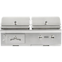 Thumbnail for Coyote Centaur 50-Inch Built-In Natural Gas/Charcoal Dual Fuel Grill - C1HY50NG