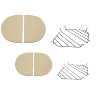Thumbnail for Primo Ceramic Heat Deflector Kit For Oval XL 400 & Oval Junior 200 Kamado