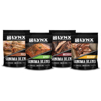 Thumbnail for Lynx Sonoma Blend Apple, Hickory, Mesquite And Pecan Smoking Wood Chip - 4 Pack