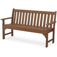 Thumbnail for POLYWOOD Vineyard 60-Inch Bench - Teak