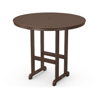 Thumbnail for POLYWOOD 48-Inch Round Bar Table - Mahogany