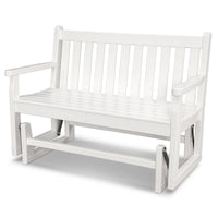 Thumbnail for POLYWOOD Traditional Garden 48-inch Glider - White