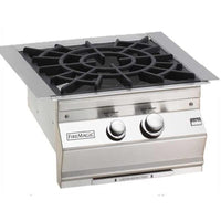 Thumbnail for Fire Magic Aurora Built-In Natural Gas Power Burner W/ Porcelain Coated Cast Iron Grid - 19-7B2N-0