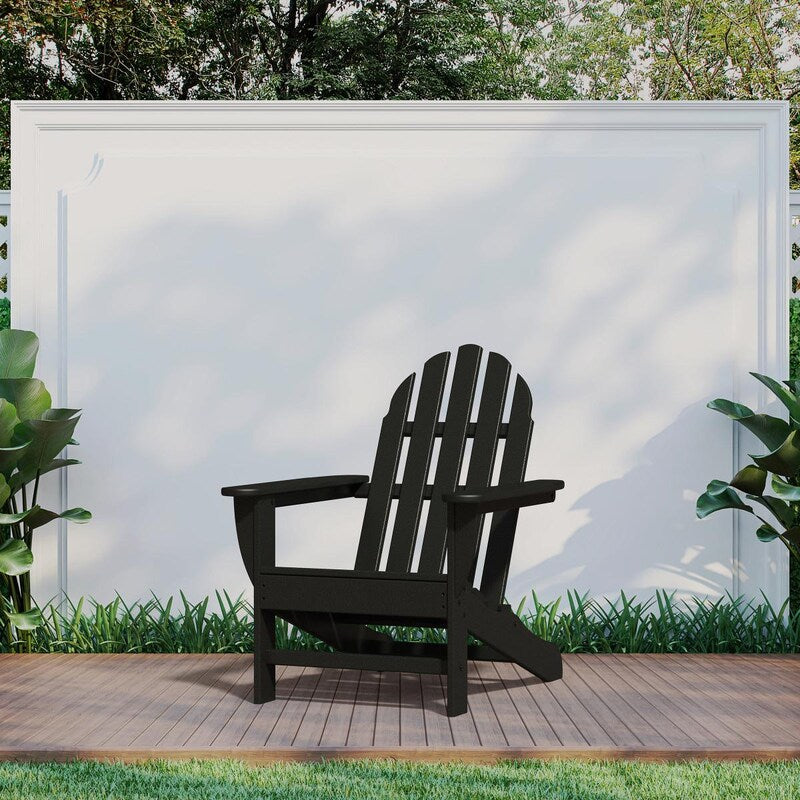 POLYWOOD Classic Adirondack Chair - Black