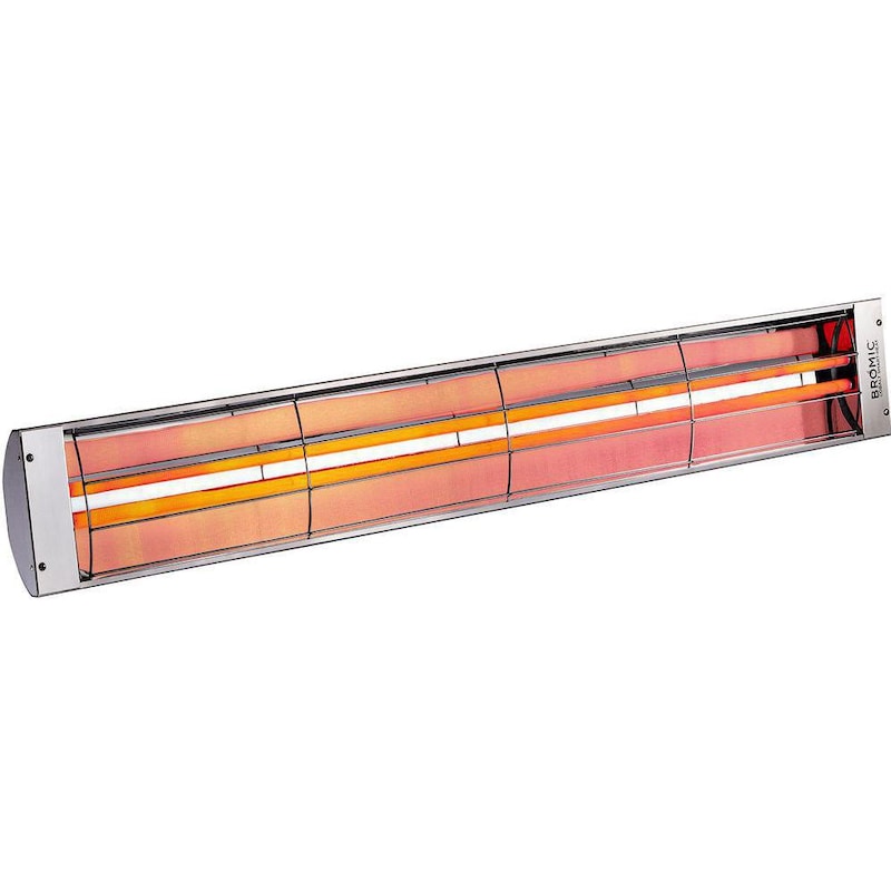 Bromic Heating Cobalt Smart-Heat 56-Inch 6000W Dual Element 208V Electric Infrared Patio Heater - Stainless Steel - BH0610004-208