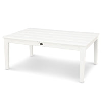 Thumbnail for POLYWOOD Newport 28 X 42 Inch Coffee Table - White