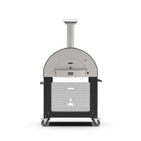 Thumbnail for Alfa Classico 2 Pizze Propane Pizza Oven W/ Natural Gas Conversion Kit and Oven Base - Ardesia Grey - FXCL-2P-GGRA-U