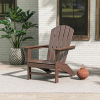 Thumbnail for POLYWOOD Nautical Adirondack Chair - Mahogany