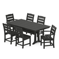 Thumbnail for POLYWOOD Lakeside 7-Piece Dining Set - Black