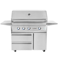 Thumbnail for Twin Eagles 42-Inch 3-Burner Natural Gas Grill with Sear Zone & Infrared Rotisserie Burner On Deluxe Cart